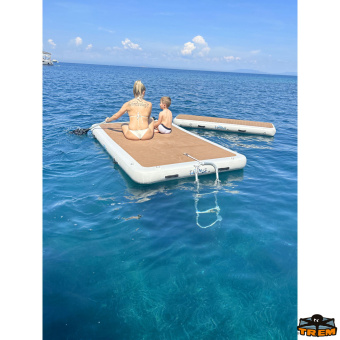 Trem B2012200 - Inflatable Floating Platform T-Wave 200x120 cm