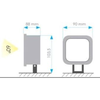 Mantagua Floodlight LED Kerzo White - 2500LM 9-30V (IP68) (Beam Angle 28°)