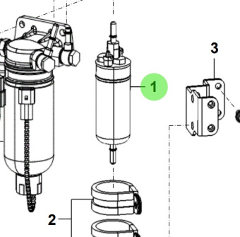 Bukh 00114-5S102 - Fuel Pump Assembly for R210J and S270J Engines