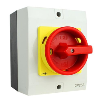 Work Switch IP65 2-Pol 25A