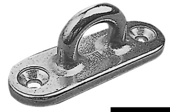 Osculati 39.168.41 - Eyebolt AISI316 With 2 Screws 75 mm