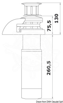 Osculati 02.402.01 - Italwinch Smart V GO Windlass 500W 12V 6 mm