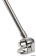 Osculati 11.143.02 - Classic 360° foldable pole light 60 cm Stainless Steel