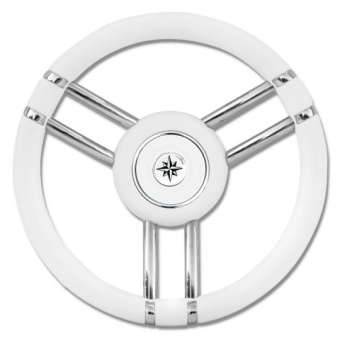 Savoretti White T27 Steering Wheel 350 mm