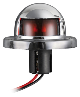 Osculati 11.401.01 - Red 112.5° Navigation Light Made Of Chromed ABS