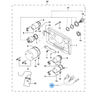 Vetus STM6918 - Panel Wiring MP22