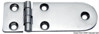 Osculati 38.963.33 - Hinge A 95% AISI316 116x40 mm