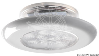 Osculati 13.179.56 - Recess-fit or recessless mounting LED ceiling light