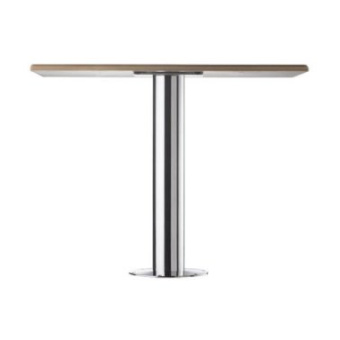 Zwaardvis 32168 Inoxx FB III Polished Stainless Steel Table and Seat Column Ø108 mm - H 680 mm
