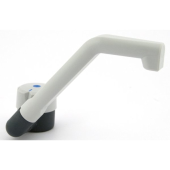 Reich Water Tap De Luxe, Small Knob - Grey, Borehole Ø 16 mm