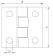 Hollex Hinge 50.8x50.8mm