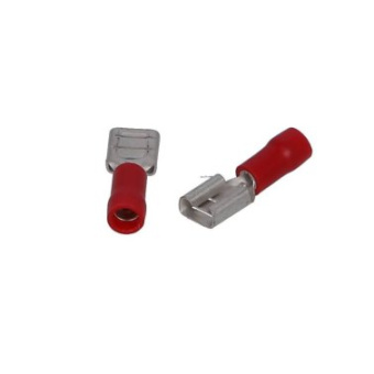 Euromarine Clip Terminal 6,3mm Female Red - Set Of 10