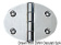 Osculati 38.450.02 - Oval Hinge 48x67 mm Stud Mounting 2 mm