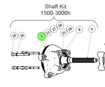Johnson Pump 01-13495 - Bearing Housing Spare Part