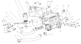 Nanni Diesel 970851602 - WATER TEMPERATURE SENDER for N3.21/N4.85 N4.100/N4.85 N4.100/4.220HE