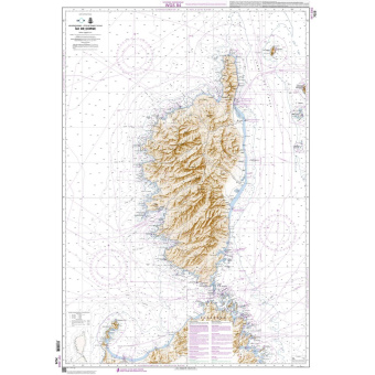 Plastimo P203004 - Unfolded Map Mediterranean Sea - Coasts Of