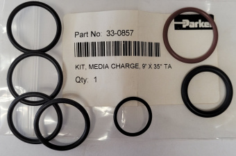 Parker 33-0857 Media Charge Kit for 9" × 35" Tank CMF-1200