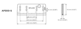 Zipwake Adapter Plates AP300-S For 300 Series