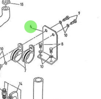Nanni Diesel 95310311 - Gearbox Bracket for 5.250TDI Engines