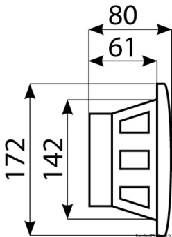 Osculati 29.168.00 - Riviera Double Cone Loadspeaker