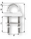Wichard 65352 - Watertight U-bolt Stainless Steel 10 x 90 mm White Wichard 65352 - Watertight U-bolt Stainless Steel 10 x 90 mm White
