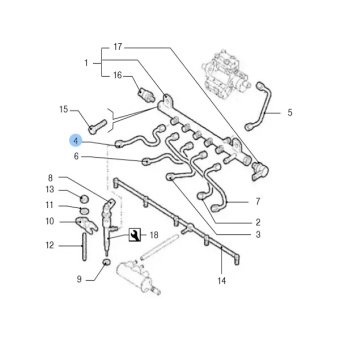 Vetus VFP01751 - Fuel Pipe