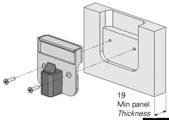 Osculati 38.192.00 - Recess Fit Lock For Doors And Drawers