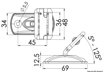 Osculati 46.670.60 - Plate/Buckle For Tapes