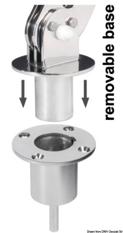 Osculati 22.507.02 - Removable Single Holder For Tender