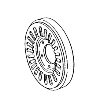 John Deere AR99933 - Crankshaft Torsional Dampener Absorber