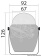 Osculati Finder 2" 5/8 Bracket Marine Compass