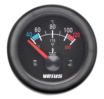 Vetus TEMP Temperature Gauge 12/24V