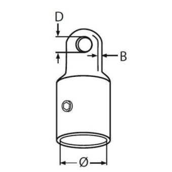 Euromarine End Cap For A4 Tube Ø20mm