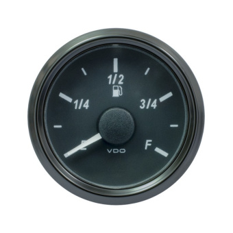 VDO A2C3833120001 - SingleViu 0245 Fuel Level 3-180 Ohm Black 52mm