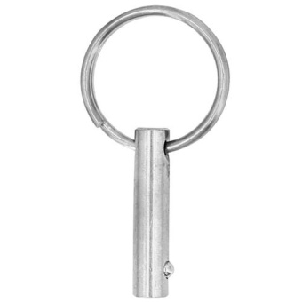Hollex Stainless Steel 316 Fastpins with Pull Ring, Ø5–8 mm, 25 mm Length