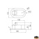 Trem N0132405 - Black Oval Shower Box With Mixer And Black Lever Shower 4,00 m Hose