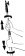Allpa Aluminum Telescopic Boat Hook With Plastic Hook, L=1650-2000mm