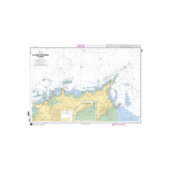 Plastimo 1037587CA - Map SHOM 7587 UnFolded map Port of Lome-Rade