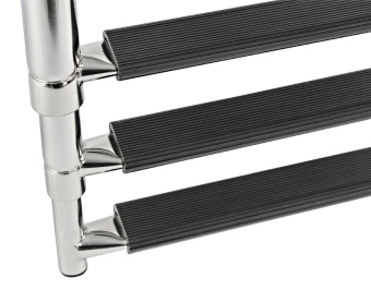 Osculati 49.540.04 - Telescopic Large Ladder AISI316 4 Steps