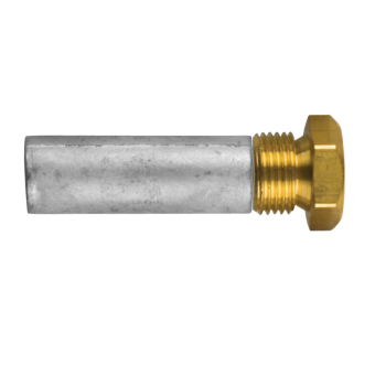 Tecnoseal 02060T - Volkswagen Marine Pencil Anode Ø 14 L. 40 Complete With Brass Plug Th. 18x1,5