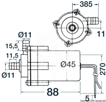 Osculati 16.184.74 - Europump Centrifugal Pump for Sinks