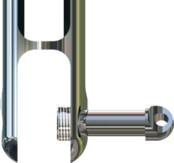 Antal H030 - Stainless Steel 'Nitronic 50' Twin Halyard Block, Line Ø10-12mm, Swl 2200kg