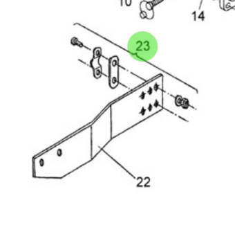 Nanni Diesel 970835020 - Control and Gearbox Clamp for HE and TDI Engines