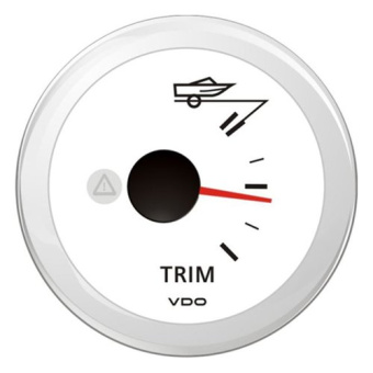 VDO A2C59514244 - ViewLine Mercury Trim Gauge (Up-Down) White 52 mm