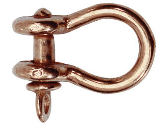 Bow Shackles - Eye bolt Brass