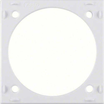 Berker Integro Surface-mounted Spacer Ring, Arctic White Glossy