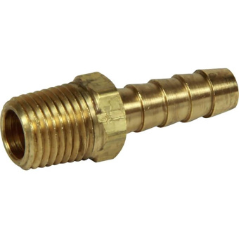 Racor 951-N4-H6 - Fitting, Straight Connector, Hose Barb 3/8"